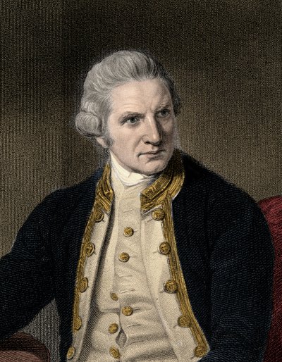 James Cook 1728-1779 - grabado - siglo XIX de Unknown artist