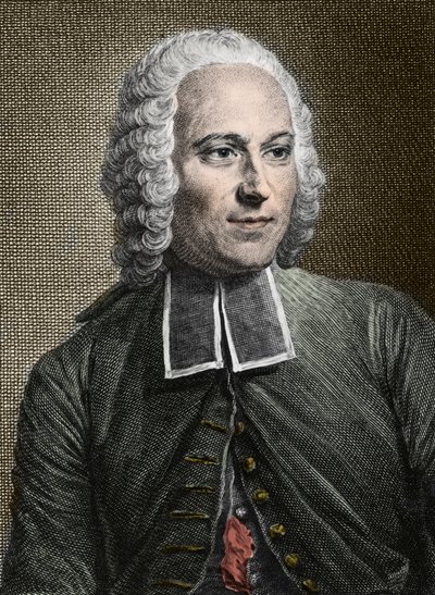 Jean-Antoine Nollet (1700-1770), físico experimental francés y clérigo - Retrato del Abad Jean Antoine Nollet (1700-1770), físico francés de Unknown artist