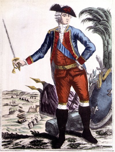 Jean-Baptiste Donatien de Vimeur, Conde de Rochambeau (1725 - 1807), Teniente General de los Ejércitos del Rey, Comandante del Ejército Francés en América de Unknown artist