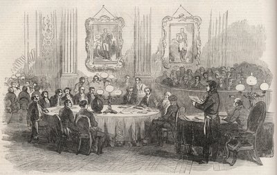 Jean-Jacques Berger (1790-1859) PREFECTO DEL SENA, proclamando LOS VOTOS PARA EL IMPERIO A LOS ALCALDES DE LOS ARRONDISSEMENTES, PARÍS de Unknown artist