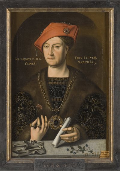 Retrato de Juan II (1458-1521), Duque de Cleves, Conde de Mark de Unknown artist