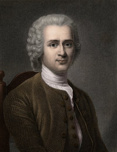 Jean Jacques Rousseau (1712-1778) de Unknown artist