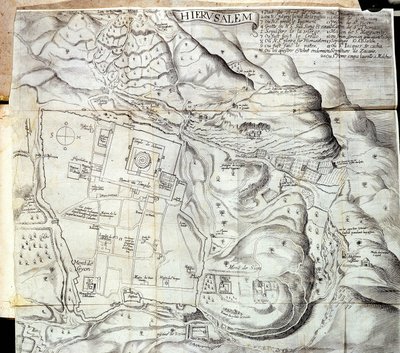 Jerusalén - en “Viaje del Levante hecho por orden del rey en el año 1621”, editado en 1629 de Unknown artist