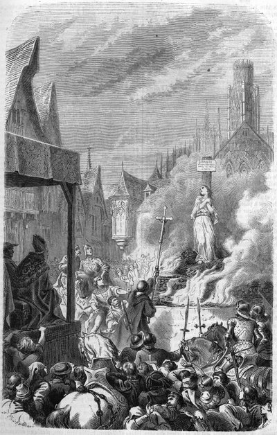 Juana de Arco quemada viva, 30 de mayo de Unknown artist