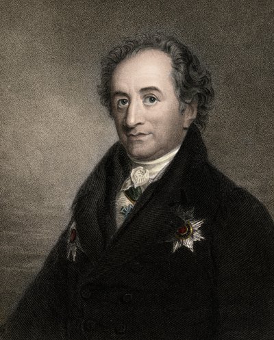 Johann Wolfgang von Goethe (1749-1832) de Unknown artist