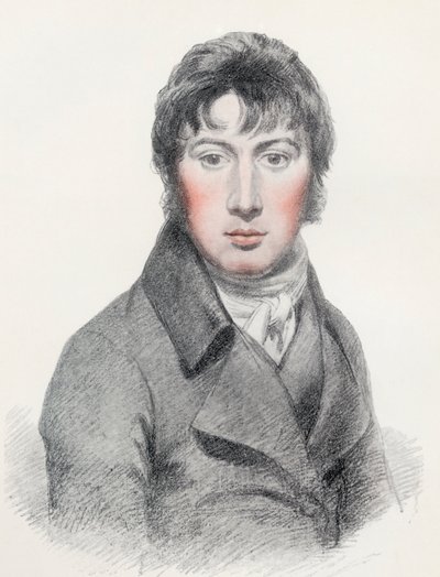 John Constable (litografía en color) de Unknown artist