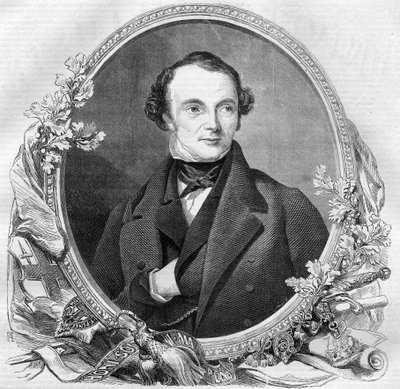 John Russell (1792-1878), político británico. Grabado de 1860 de Unknown artist