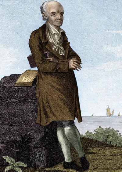 Joseph Jerome Lefrançois de Lalande, astrónomo francés (1732-1807) de Unknown artist