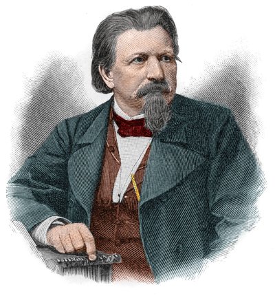 Karl Ferdinand Gutzkow (1811-1878), escritor, dramaturgo y periodista alemán de Unknown artist