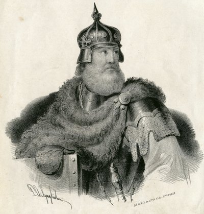 Kęstutis - Gran Duque de Lituania y Duque de Trakai 1297-1382 de Unknown artist