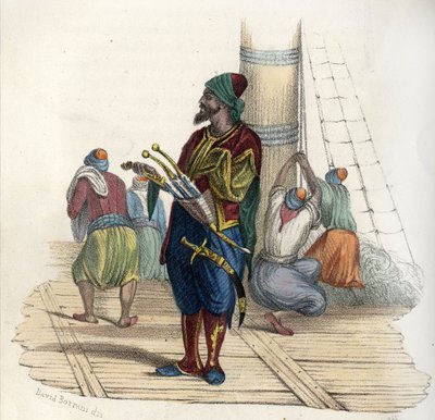 Khayr al-Din (v. 1476-1546), conocido como Barbarroja II, corsario turco. Fundador del estado de Argel en el siglo XVI. en “L