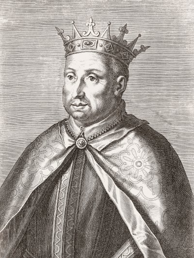 Rey Afonso II de Portugal. Retrato. de Unknown artist