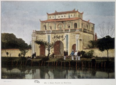 Pagoda Kinh-Luoc, Hanoi, c. 1895 de Unknown artist