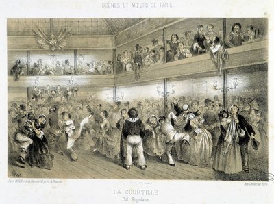 La Courtille: baile popular - siglo XIX de Unknown artist