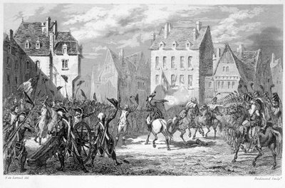 La Guardia Nacional de Varennes (22 de junio de 1791) - en “Fasttes de Gardes nationales de France” de Unknown artist