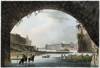 La Monnaie, 4 Naciones en París visto por J.C.Mats, Publicado por W.Miller en Londres-1806 de Unknown artist