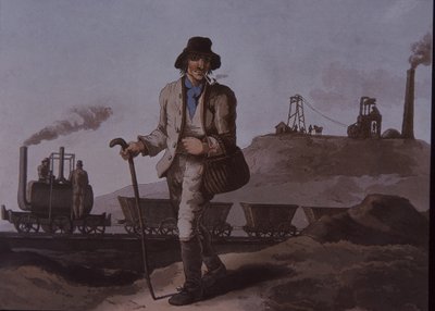 Trabajador, primera revolución industrial, principios del siglo XIX de Unknown artist