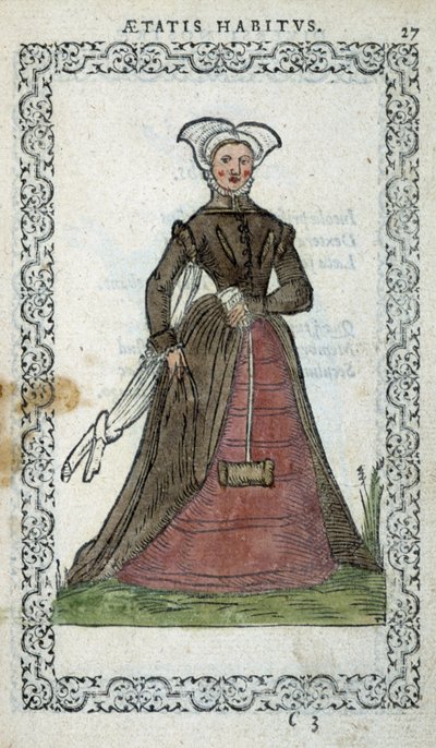 La inglesa - en “Hábitos y efigies” de Jean Sulperius de Unknown artist