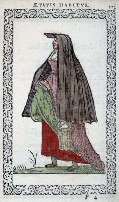 La escocesa - en “Habits et effigies” de Jean Sluperino de Unknown artist