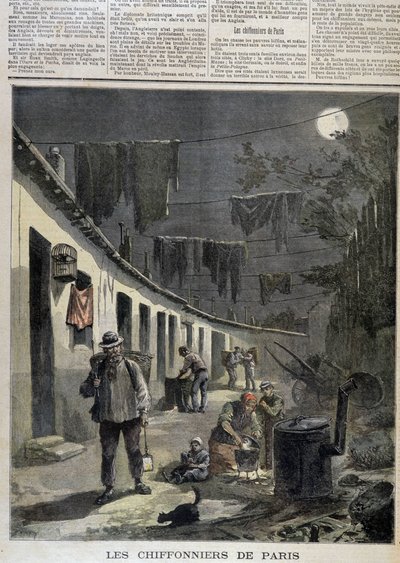 Los traperos de París - en “Le Petite Journal” de Unknown artist