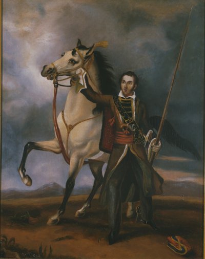 Teniente (luego Capitán) Charles Swanston, Caballería Irregular de Poona de Unknown artist