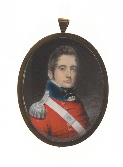 Teniente Charles Augustus Elderton (1789-1841), 9ª Infantería Nativa de Madrás, 25 de febrero de 1811 de Unknown artist