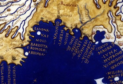 Liguria. Atlas manuscrito del siglo XV Berlinghieri de Unknown artist