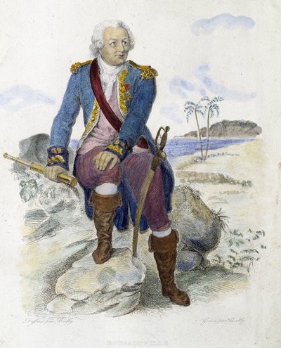 Louis Antoine, Conde de Bougainville (1729-1811), navegante francés - en “Le Plutarque Français” por Mennechet de Unknown artist