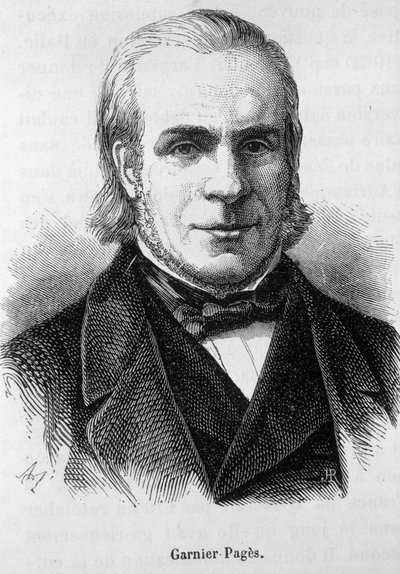 Louis Antoine Garnier Pagès (1803-1878), político francés de Unknown artist