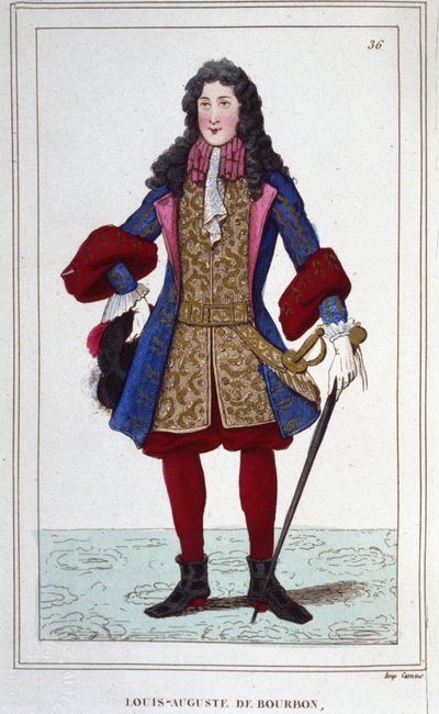 Louis Auguste de Bourbon, duque de Maine (1670-1736). Príncipe francés. de Unknown artist