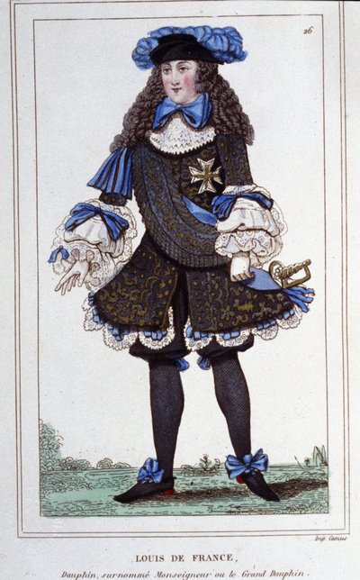 Luis de Francia llamado Monseñor el Delfín, luego el Gran Delfín (1661 a 1711) de Unknown artist