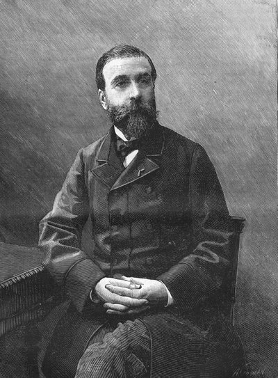 Ludovic Halévy. Escritor francés 1834-1908 de Unknown artist