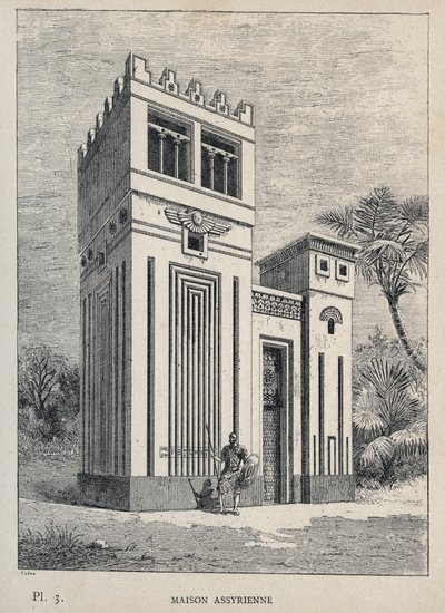 Maison Assyrienne - (Casa Asiria, Exposición Universal, París) de Unknown artist