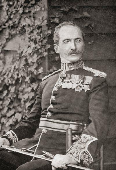 General de División Arthur Fitzroy Hart-Synnot, del libro South Africa and the Transvaal War por Louis Creswicke, pub. 1900 de Unknown