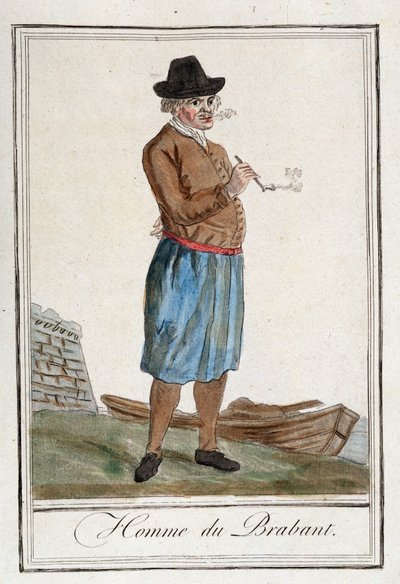 Hombre de Brabante (Bélgica) de Unknown artist