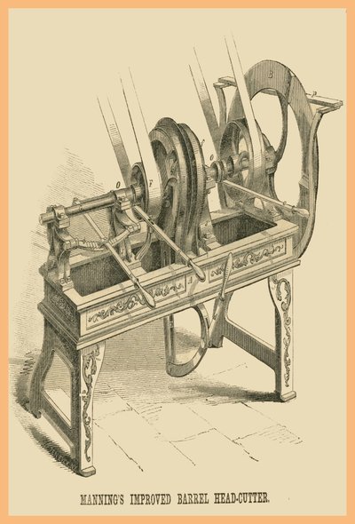 Cortador de cabeza de barril mejorado Mannings de Unknown Artist