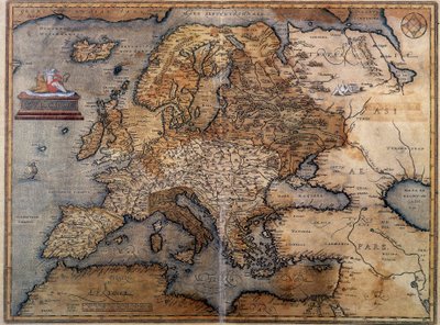Mapa de Europa de Unknown artist
