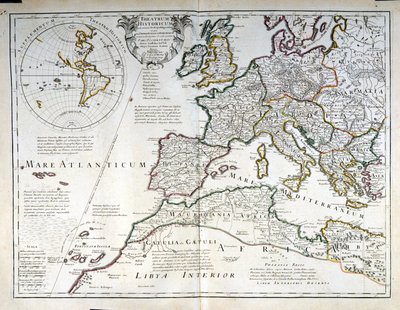 Mapa de Europa. Principios del siglo XVII de Unknown artist