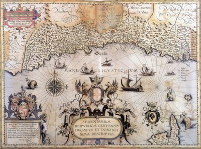 Mapa de la República de Génova de Unknown artist