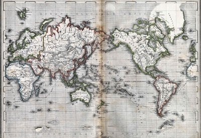 Mapa del mundo. Italia de Unknown artist