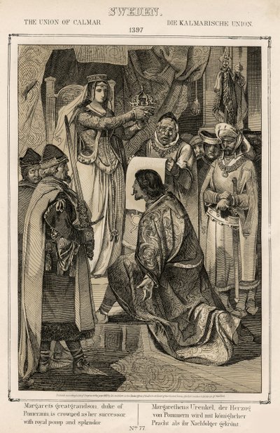 Margarita I de Dinamarca, Noruega y Suecia (1353-1412) - Unión de Kalmar 1397 de Unknown artist