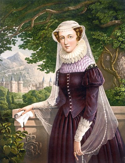 María Estuardo, Reina de Escocia (1542-1587) de Unknown artist