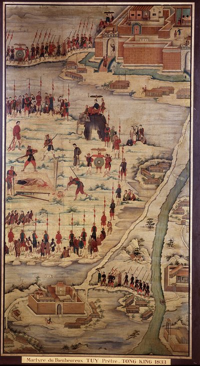 Martirio del Beato Tuy de Unknown artist