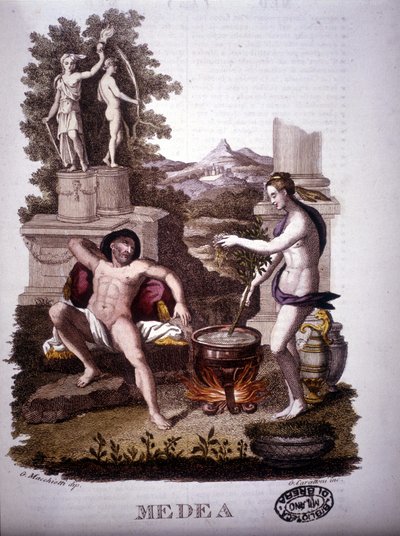 Medea - en Dizionario mitologico de Unknown artist
