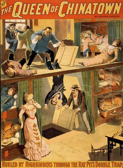 Póster de melodrama "La Reina de Chinatown" por Joseph Jarrow de Unknown artist