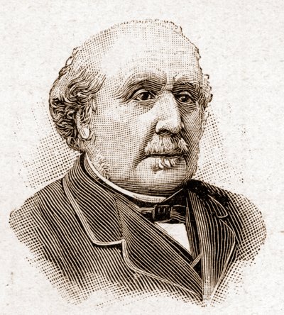 Miembros de la Academia Francesa en 1895: retrato de Albert, Duque de Broglie (1821-1901), historiador y político francés. de Unknown artist