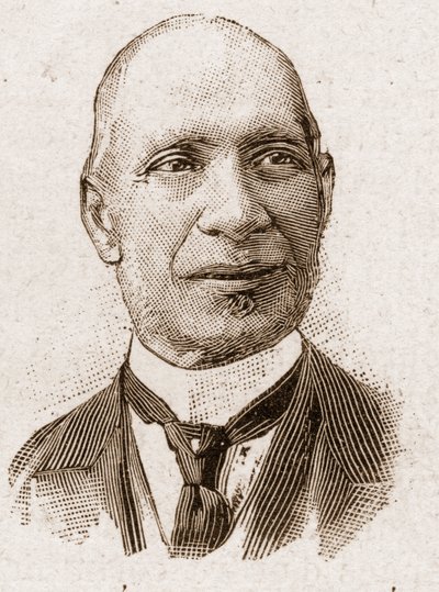 Miembros de la Academia Francesa en 1895: retrato de Edouard Herve (1835-1899), periodista y político francés. de Unknown artist
