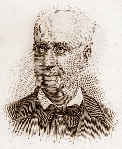 Miembros de la Academia Francesa en 1895: retrato de Emile Ollivier (1825-1913), político francés. de Unknown artist