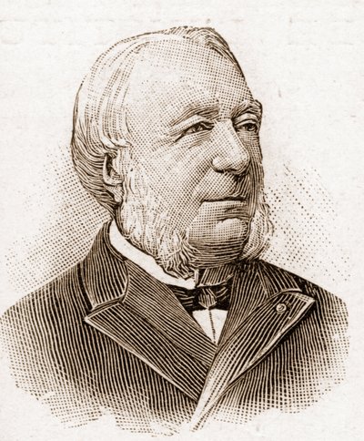 Miembros de la Academia Francesa en 1895: retrato de Marie Louis Antoine Gaston Boissier (1823-1908), historiador y filólogo francés. de Unknown artist
