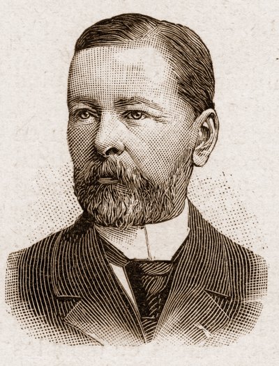 Miembros de la Academia Francesa en 1895: retrato de Paul Thureau Dangin (Thureau-Dangin), historiador francés. de Unknown artist